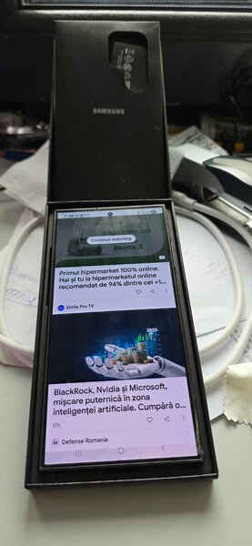 Telefon Samsung Galaxy S24 Ultra 512 cu garantie valida Emag liber retea